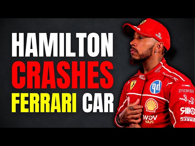 Hamilton CRASHES During Ferrari Test in Barcelona - Formula 1 News