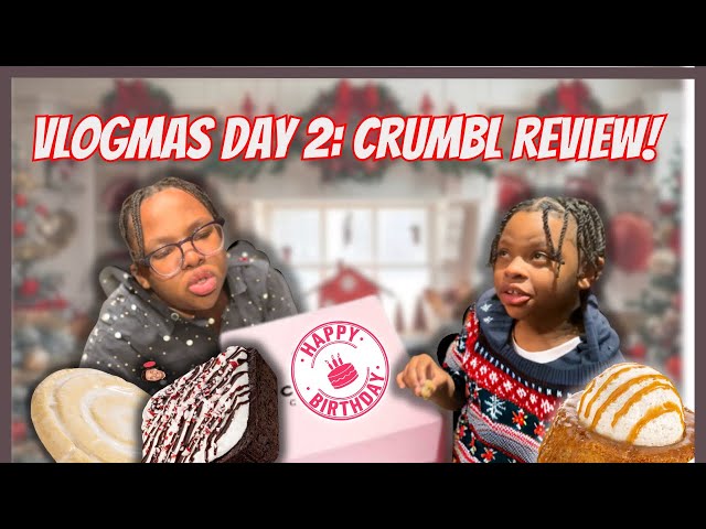 Birthday Boy Gets Free Crumbl Cookie! Vlogmas Day 2 🎉