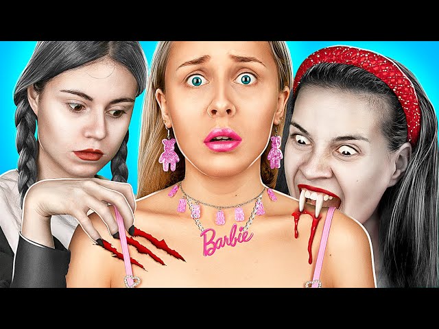 Vampire vs Wednesday vs Barbie / Vampire Beauty Makeover