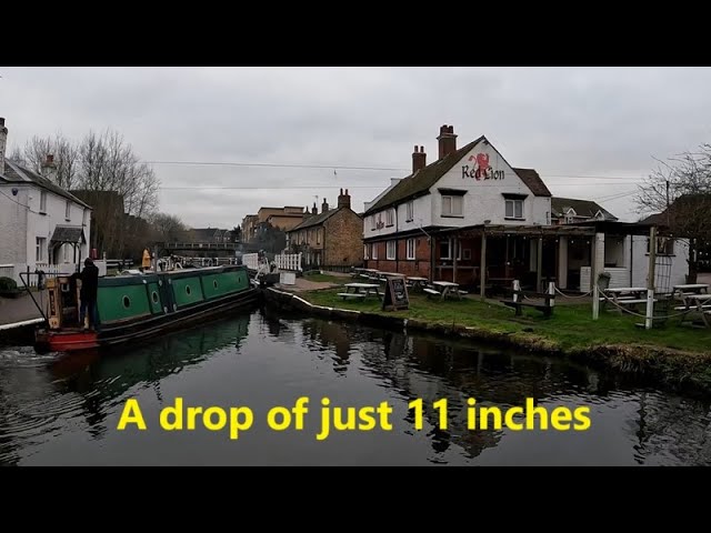 Fenny Stratford lock with integral swing bridge and all services ajacent