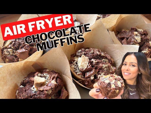 AIR FRYER CHOCOLATE MUFFINS