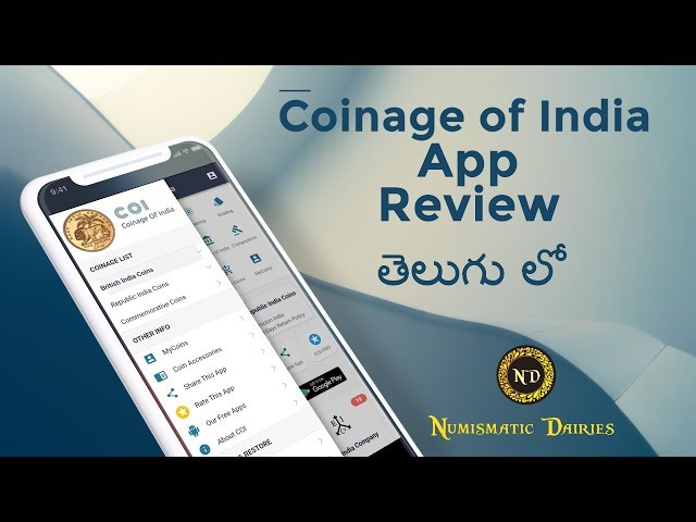 Coinage Of India App  || App Review and Specifications || Numismatic Diaries Telugu || #EP16