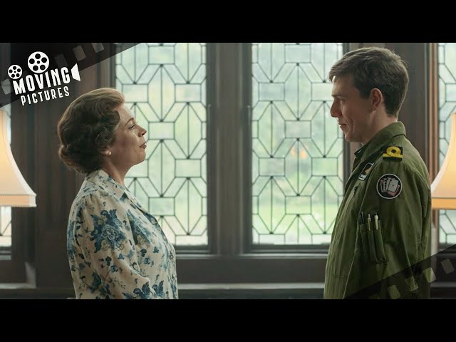 Elizabeth Invites Andrew to a Mother-Son Lunch | The Crown (Olivia Colman, Tom Byrne)