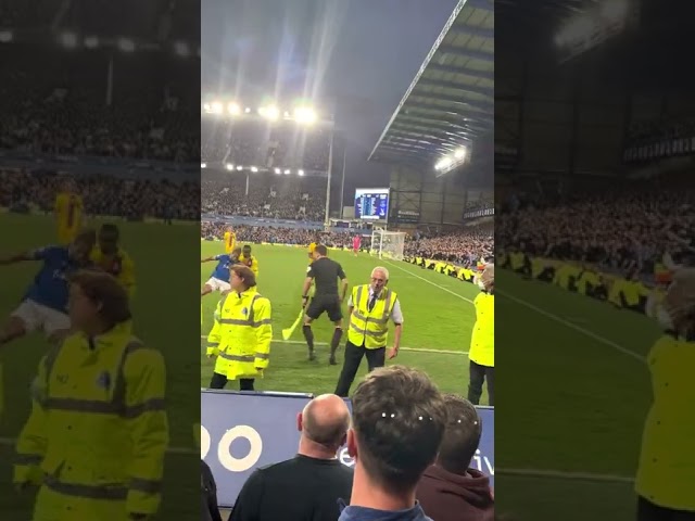 Everton v Crystal Palace full time scenes