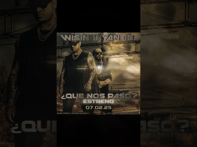 La espera terminó 07.02.25 Wisin y Yandel Que Nos Paso #reggaeton #wisinyyandel #musica #wisinyandel