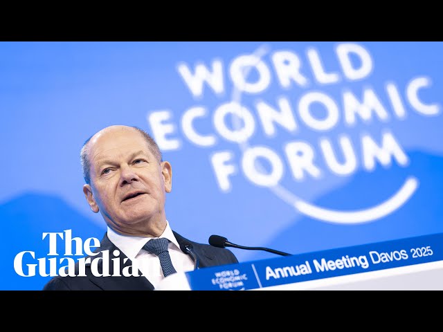 Olaf Scholz and Volodymyr Zelenskyy address World Economic Forum – watch live