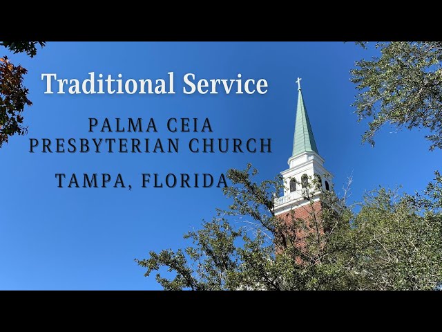 Traditional Service at 11:00 at PCPC February 9, 2025