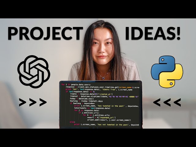 5 Unique Portfolio AI Projects (beginner to intermediate) | Python, OpenAI, ChatGPT, Langchain