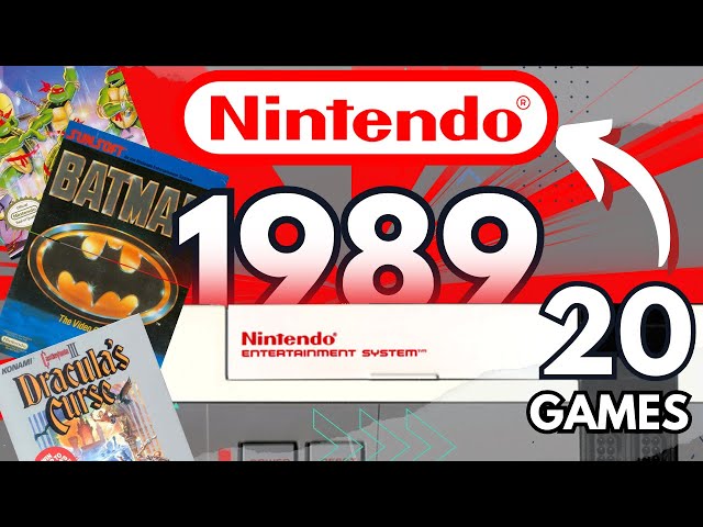 20 🔴 Nintendo NES games released in 📆 1989 | The LEGEND kept growing