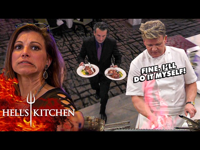 Chef Ramsay's FURIOUS as Half the Charity Table Sends Back Their Food | Hell's Kitchen Full Service