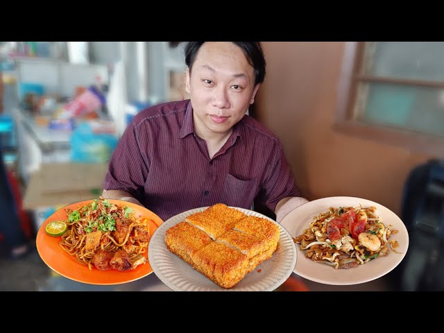 KULINER PAGI DI LORONG KUCING RAME BANGET ORANG INDO | KEDAI KOPI NEW CATHAY PENANG MALAYSIA