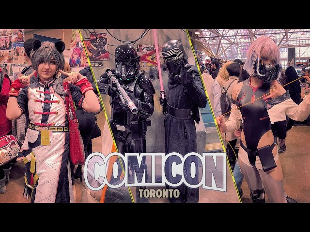 🇨🇦 The Best Cosplay & Goods at ComiCon | 4K HDR