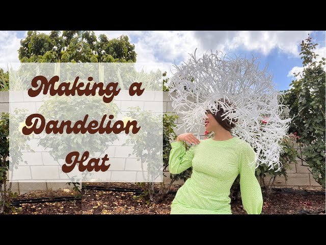 Making a Dandelion Hat inspired by “Pushing Daisies” The Dandelion Costume