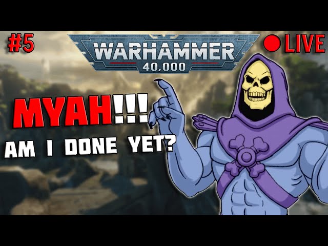 【Warhammer 40k】MYAH!!!  PAINting Skeletor Conversion