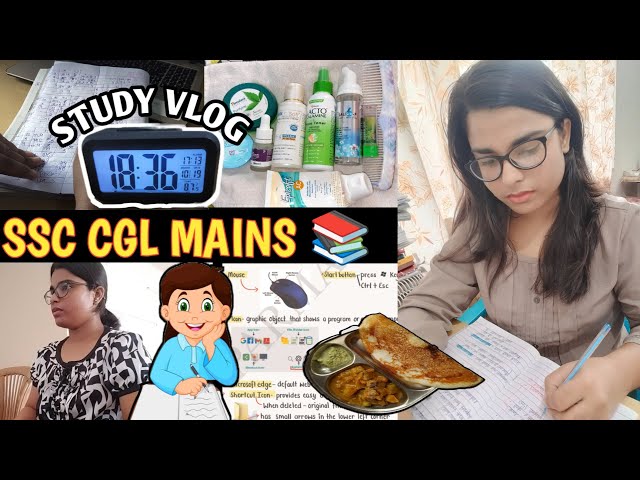 SSC CGL TIER 2 STUDY VLOG 📚/ SSC CGL 2025 VLOG / STUDY VLOG #ssccglmains