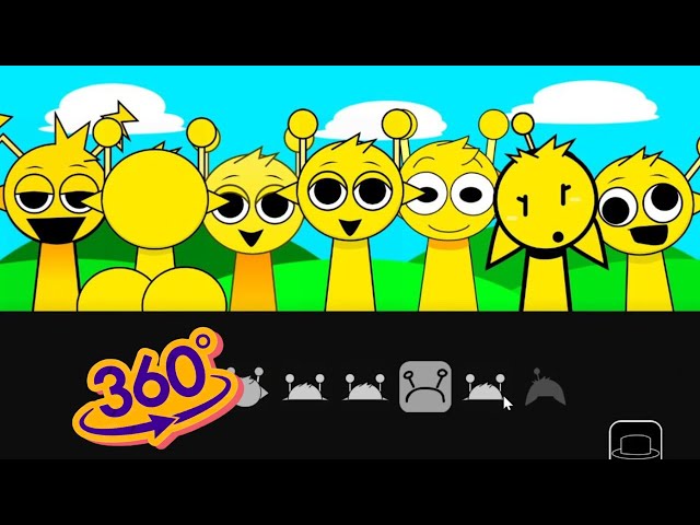 360 VR | Every Yellow Simon Singing Together (Sprunki Gyat, Scrunkly, Sprunked, Sprinkle, Pyramixed)