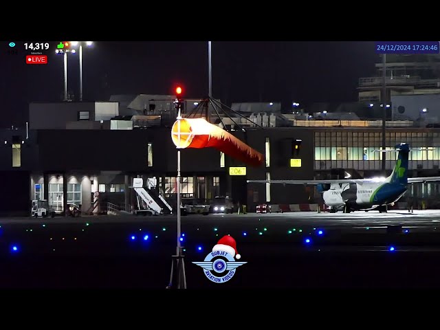 Christmas Eve - Dublin Airport LIVE Plane Spotting Ireland ✈️ 24/12/2024