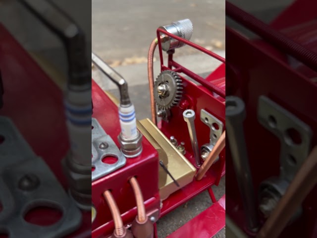 Firetruck made from a Singer sewing machine #shorts