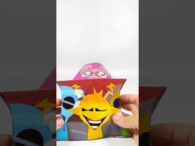 🌈Paper DIY🌈 Cute INCREDIBOX SPRUNKI Candy Blind Bag Unboxing #blindbag #sprunki #papercraft #diy