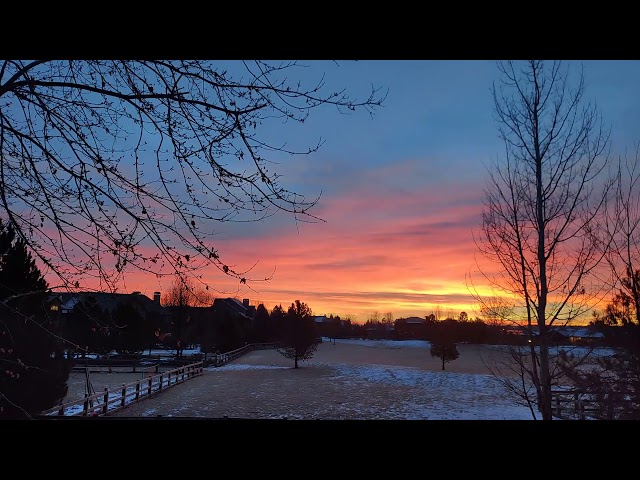 Sunrise 29 Jan 2021 (time-lapse)