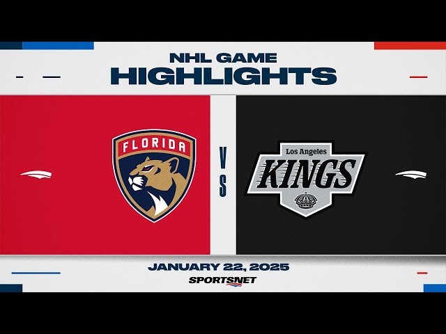 NHL Highlights | Panthers vs. Kings - January 22, 2025