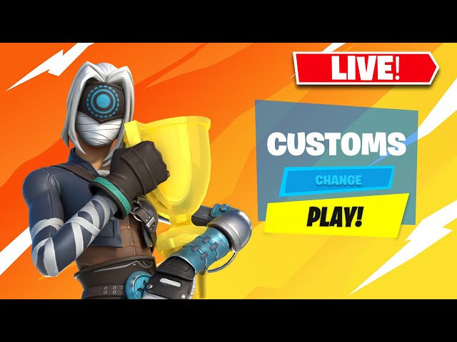 🔴 LIVE FORTNITE CUSTOMS FOR VBUCKS PRIZES! 🎁 SCRIMS FASHION SHOW WITH VIEWERS EU CHAPTER 6