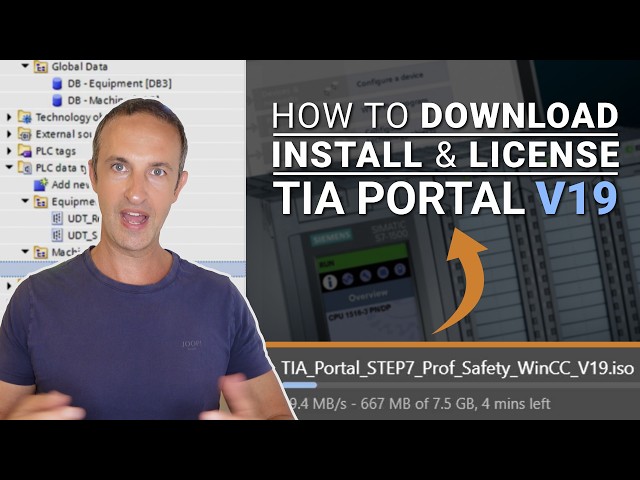 How to Download, Install and License TIA Portal V19 (Step-by-Step Tutorial)