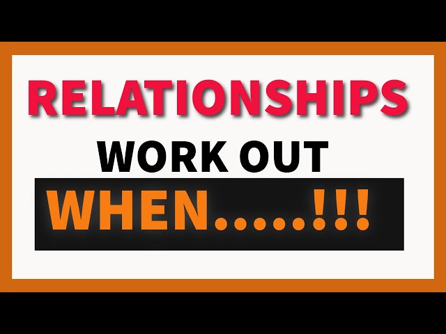 RELATIONSHIP RULES: How To Build A Successful And Healthy Relationship