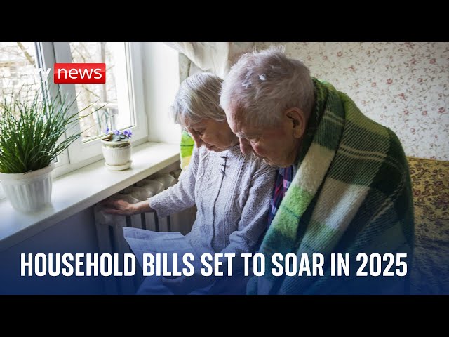 Household bills could rise by almost £270 in April, Sky News analysis suggests