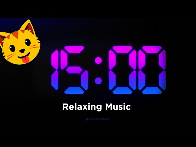 Timer 15 minute ⏱️ with Relaxing Ambient Music 🎼