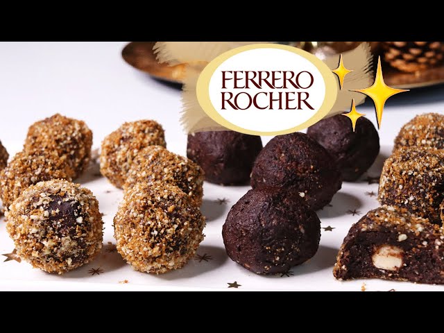 Receta FERRERO ROCHER CASERO y Vegano ✨