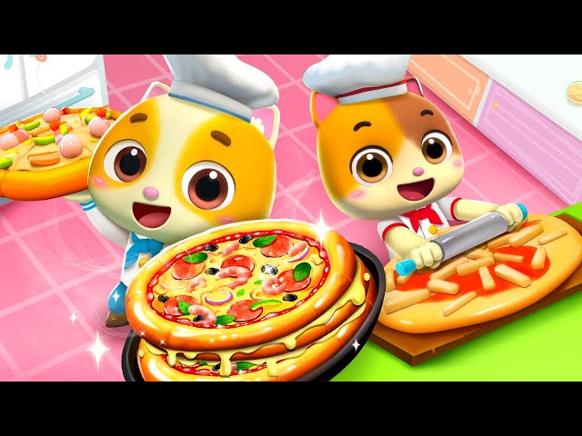 ABC Songs with Pizza | Learn Alphabets | Educational | Nursery Rhymes & Kids Songs | Mimi and Daddy