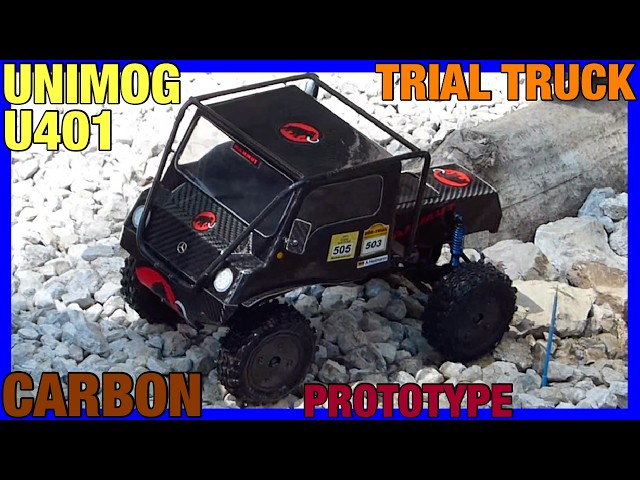 UNIMOG 401 REMOTE CONTROL TRIAL TRUCK 4X4 AND RC TRAIL TRUCK PROTOTYPE UNIMOG U401