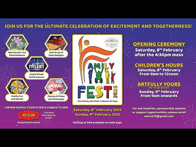 St. Mary's Dubai Parish Fest 2025 (Day 1)