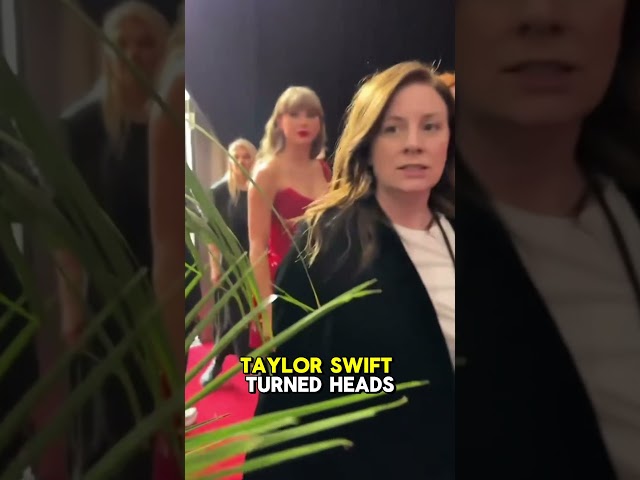 Taylor Swift’s Chiefs-Red Dress at the GRAMMYs—A Message for Travis Kelce? 👀