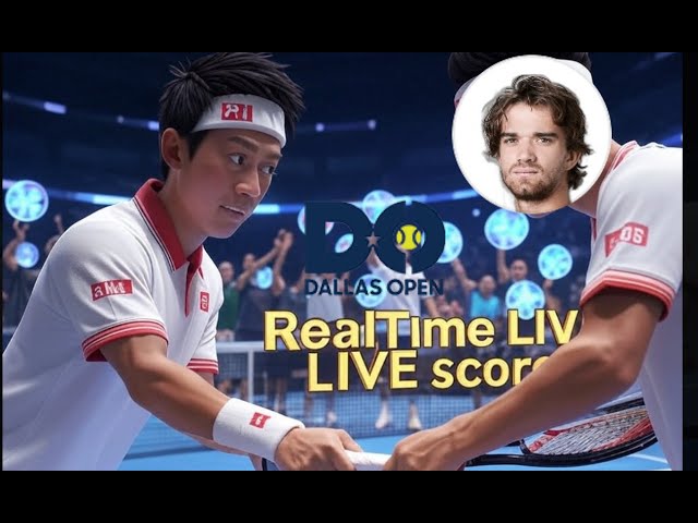 錦織圭 vs トマーシュ・マチャチ | ATP 500 ダラス オープン 2025 ラウンド オブ 32 ライブ スコア Kei Nishikori vs Tomáš Macháč #japan 🇯🇵