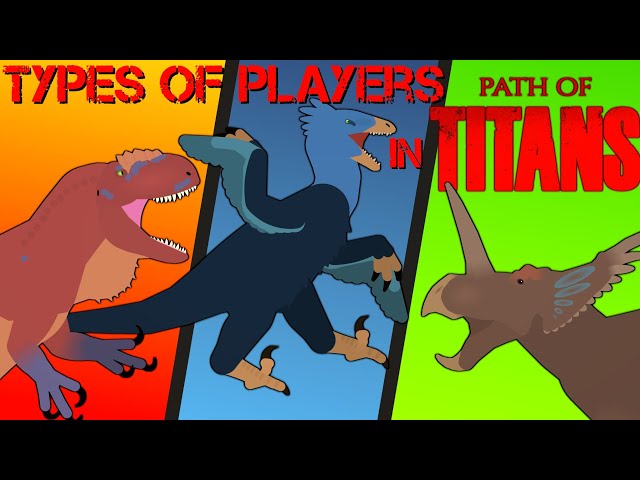 Types of Player in Path of Titans ANIMATION Part 2 (Stick Nodes)