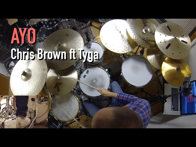 Ayo (Chris Brown ft Tyga) - Drum cover (remix) by Johan Norlund