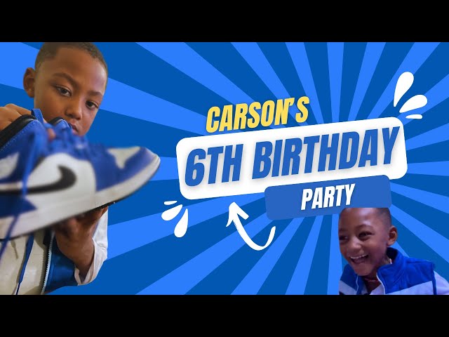 Trampoline Park Birthday party! [ OBF ] Carson's 6th birthday