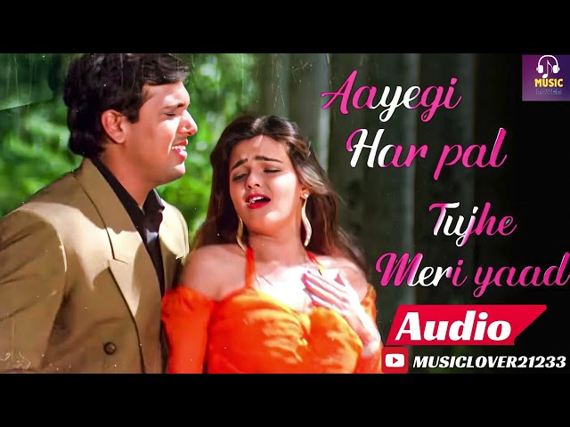 Aayegi Har Pal Tujhe Meri Yaad | Govinda, Mamta Kulkarni | Kumar Sanu, Alka Yagnik | Andolan