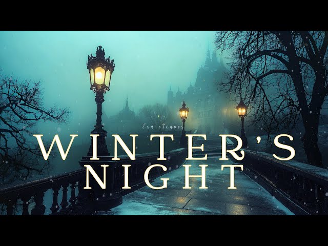 Gothic Snowy Night | Dark Academia Melancholic Piano, Violin & Cello | Study Focus Relax