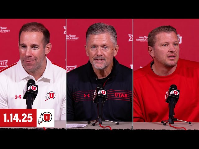 Utah Football Press Conference | 1.14.25