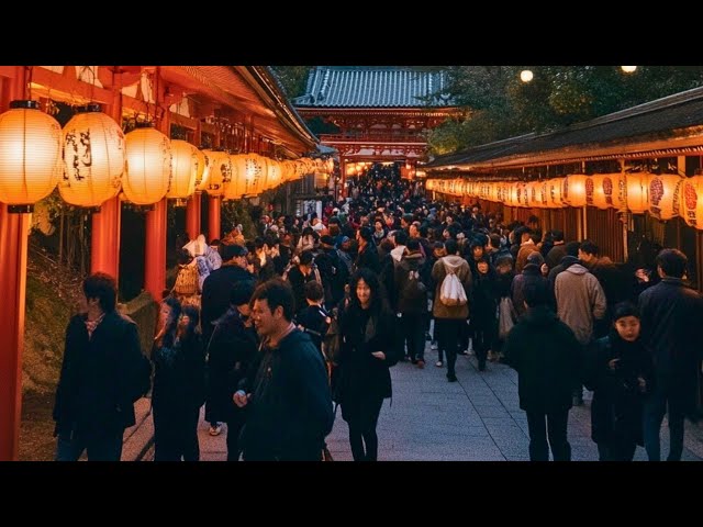 Kyoto Night Stroll: Shrines, Lanterns & Hidden Streets | 4K HDR