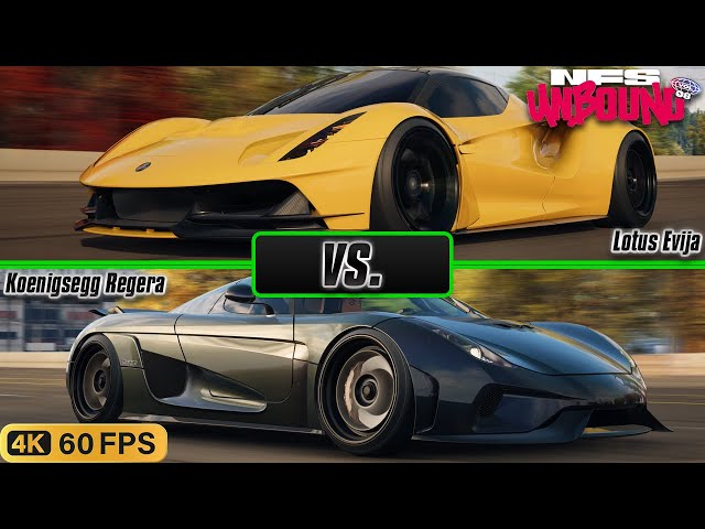 Lotus Evija vs. Koenigsegg Regera | NEW FASTEST CAR IN UNBOUND? | Need For Speed Unbound