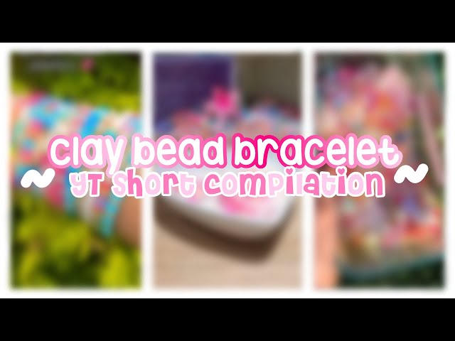 ✨Clay Bead Bracelets ✨ || YT Shorts Compilation #1