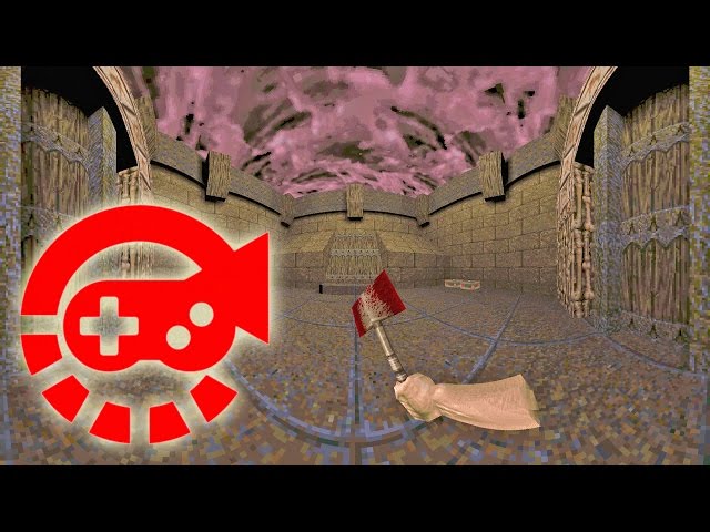 360° Video - E1M4: The Grisly Grotto, Quake