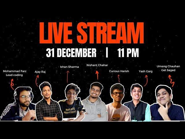 Last Stream of the Year! | Chill Stream | Collab | NSUT NSIT DTU IIITD IIITA BITS GOA | [ 2020 ]