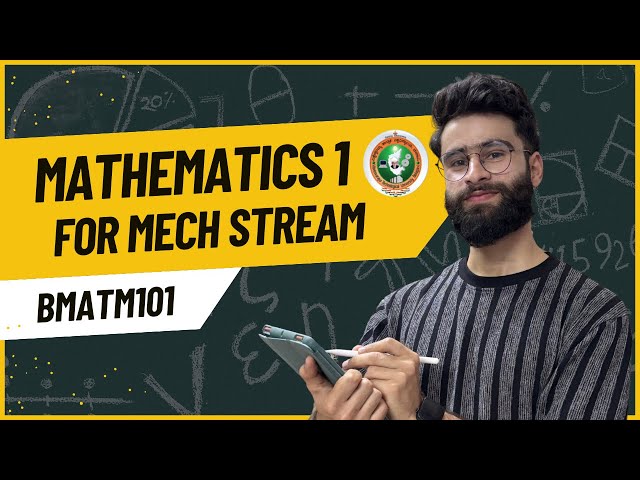 Mathematics 1 For Mech Stream Vtu | BMATM101 | Passing Package 😱