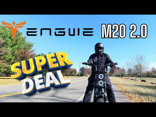 ENGWE M20 2.0 is the Most Affordable Electric Moped in 2024