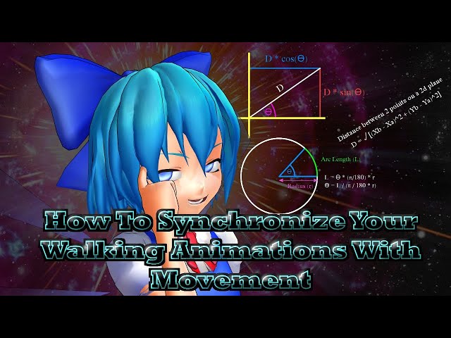 MMD Tutorial - How to Synchronize Your Walking Animations With Movement